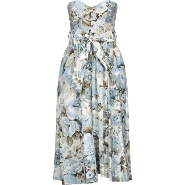 vestiti midi/longuette P.a.r.o.s.h. grigio a fiori