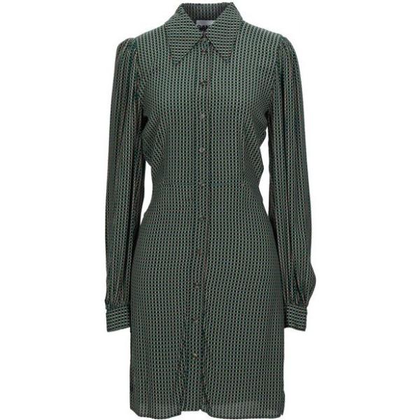 vestiti corti Ganni grigio a quadri