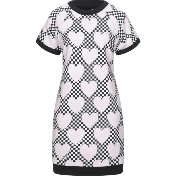 vestiti corti Love Moschino rosa