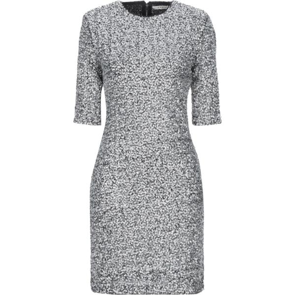 vestiti corti Alice + Olivia grigio tinta unita