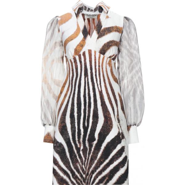 vestiti corti Chiara Boni La Petite Robe bianco a righe