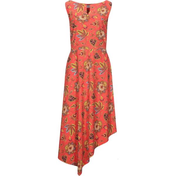 vestiti lunghi Chiara Boni La Petite Robe arancione a fiori