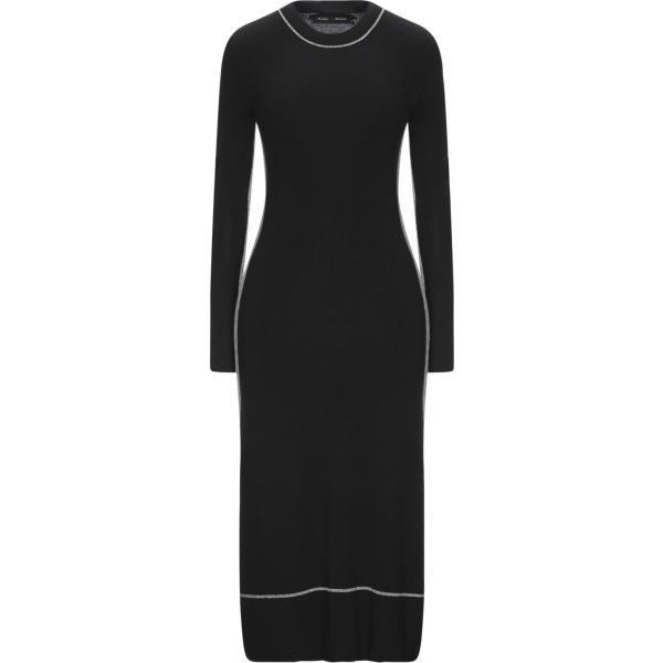 vestiti midi/longuette Proenza Schouler nero tinta unita