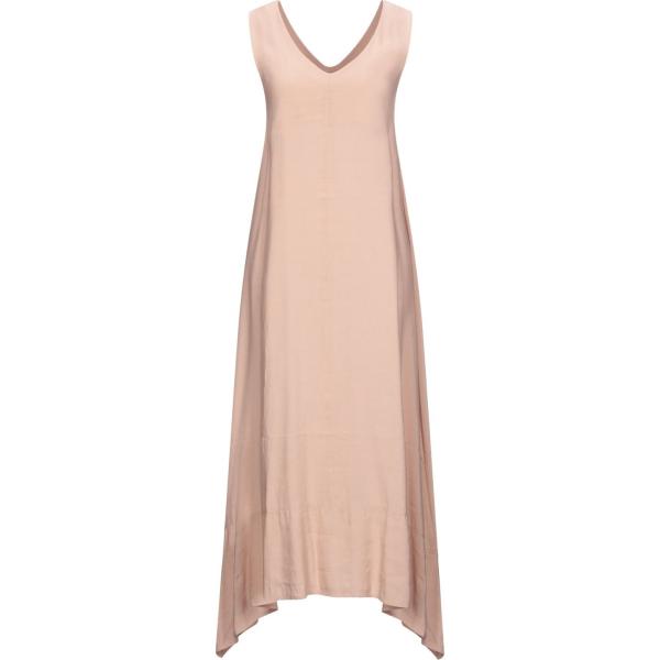 vestiti midi/longuette Pepita rosa tinta unita