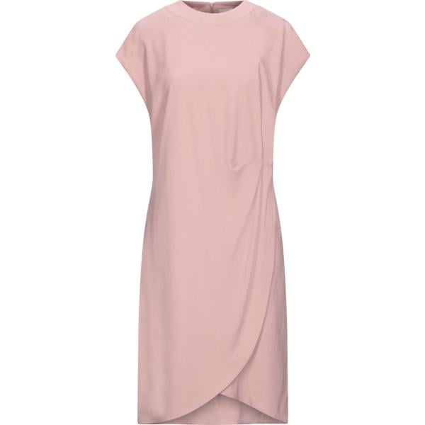 vestiti corti L Autre Chose rosa tinta unita