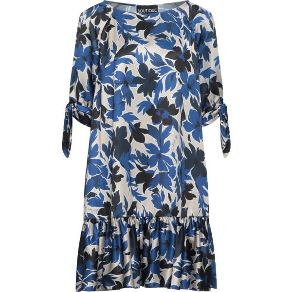 vestiti corti Boutique Moschino blu a fiori