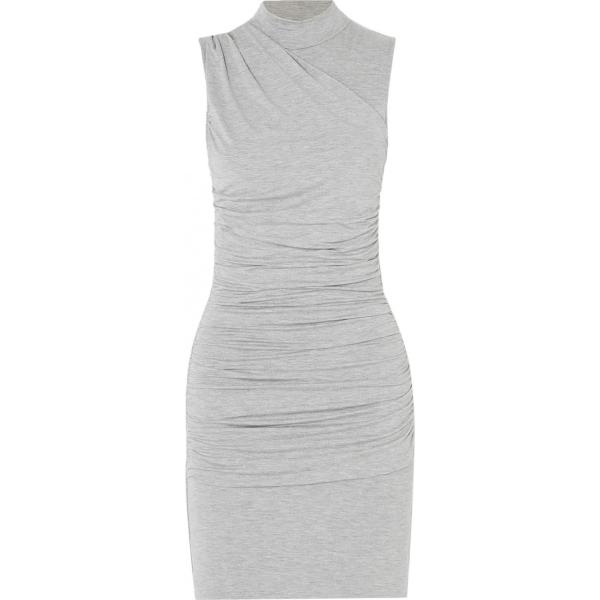 vestiti corti The Line By K grigio tinta unita