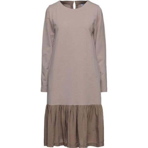 vestiti midi/longuette European Culture grigio
