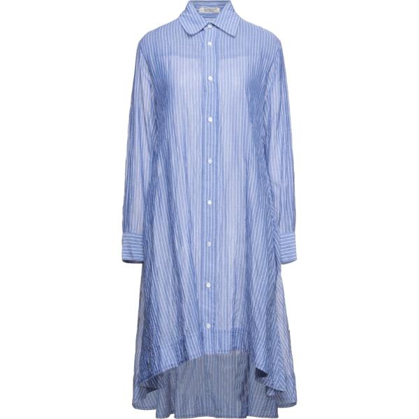 vestiti midi/longuette Yohji Yamamoto blu a righe