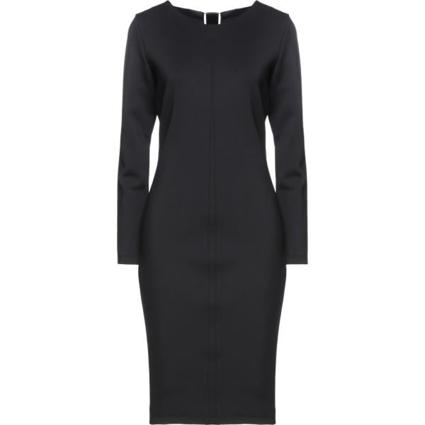 vestiti midi/longuette Armani Exchange nero tinta unita