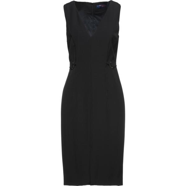 vestiti midi/longuette Trussardi Jeans nero tinta unita