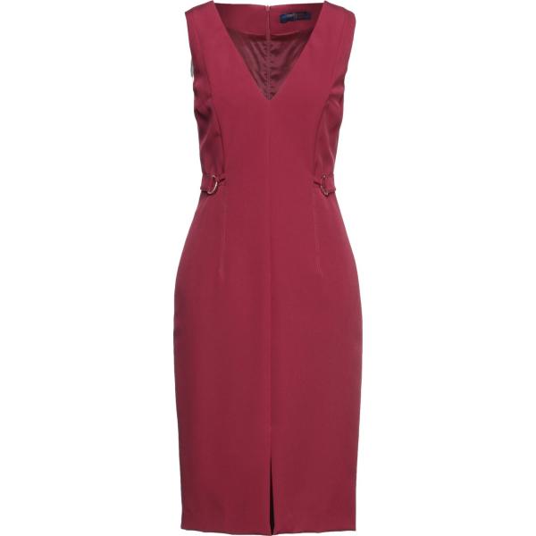 vestiti midi/longuette Trussardi Jeans rosso tinta unita