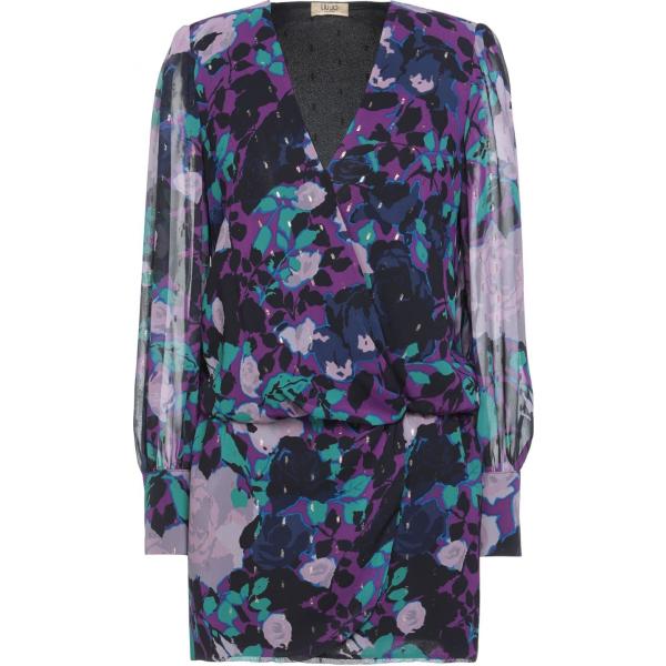 vestiti corti Liu •Jo viola a fiori