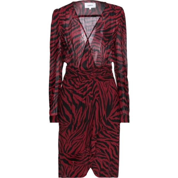 vestiti corti Ba&Sh rosso animalier