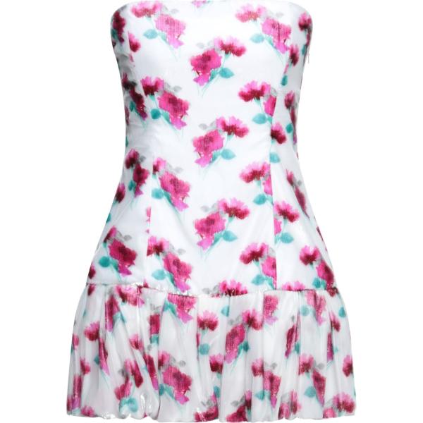 vestiti corti The Attico bianco a fiori