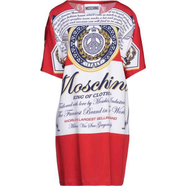 vestiti corti Moschino multicolore con stampe