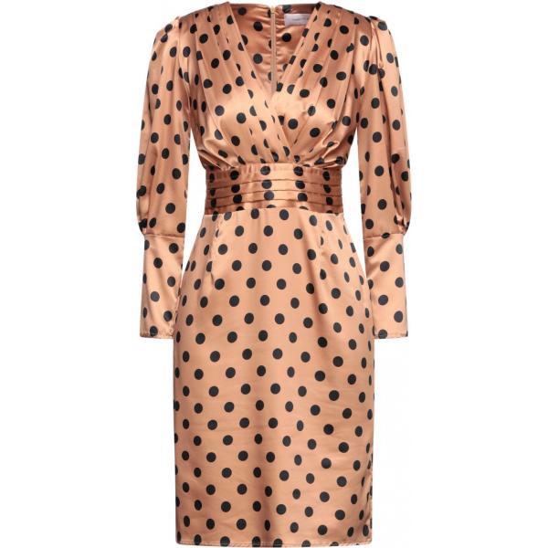 vestiti midi/longuette TWENTY EASY by KAOS arancione a pois