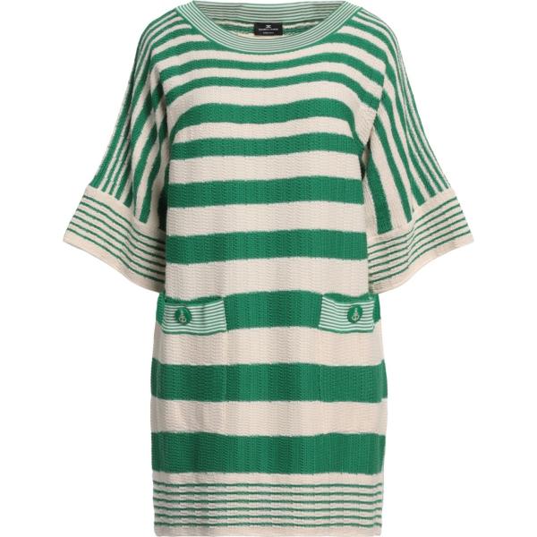 vestiti corti Elisabetta Franchi multicolore a righe