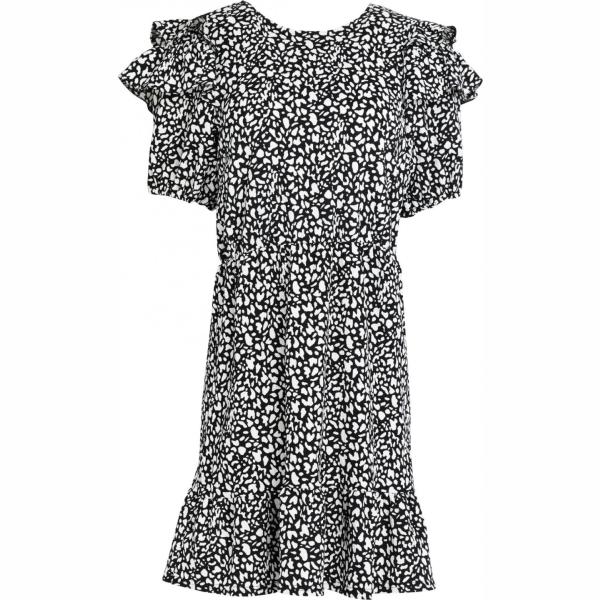 vestiti corti Topshop grigio animalier