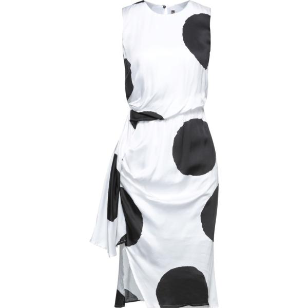 vestiti midi/longuette Manila Grace bianco geometrica