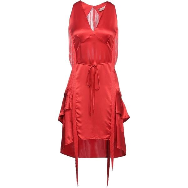 vestiti midi/longuette Twinset rosso tinta unita