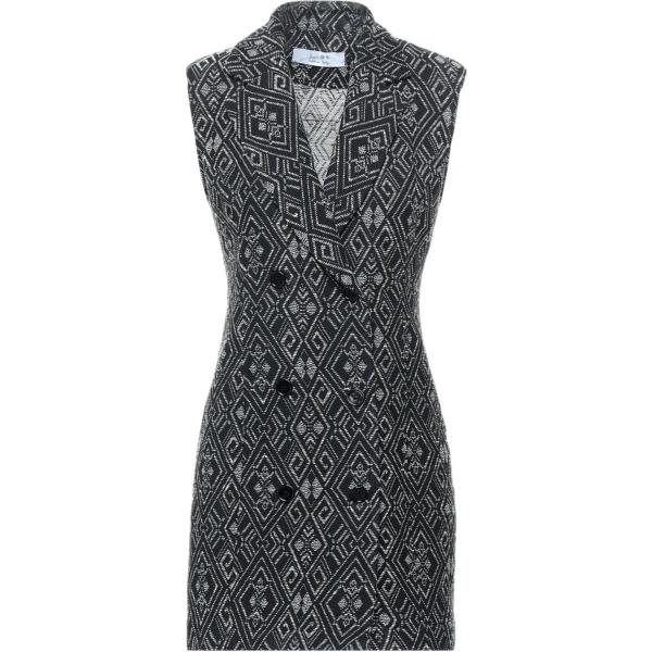 cappotti Kaos grigio geometrica