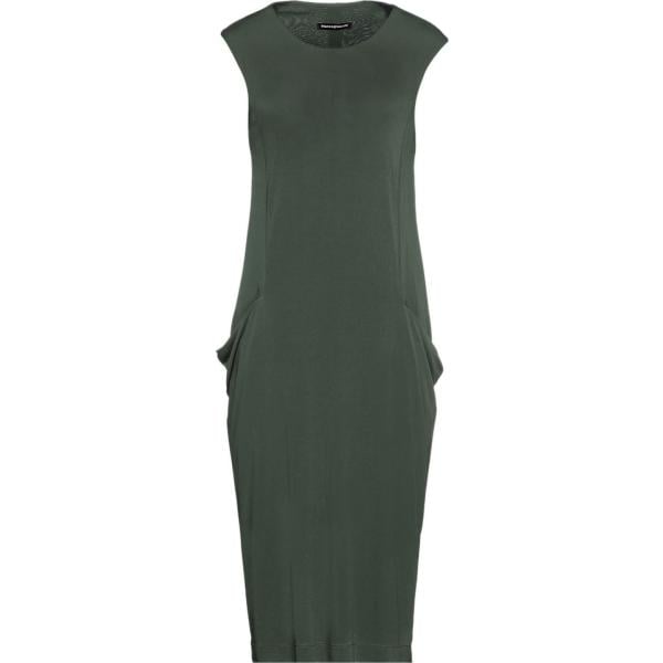 vestiti midi/longuette Biancoghiaccio verde tinta unita
