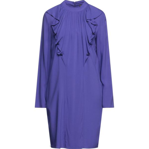 vestiti corti Manila Grace viola tinta unita