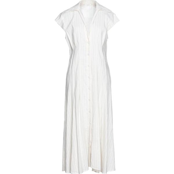 vestiti midi/longuette Sandro bianco a righe