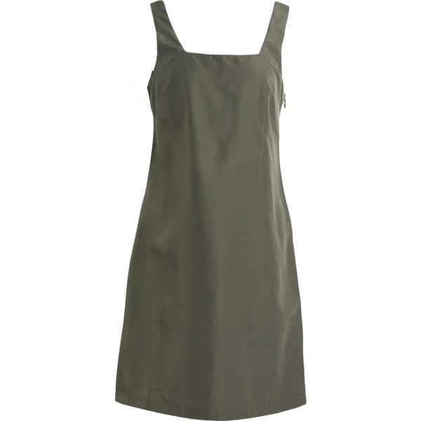 vestiti corti Pieces verde tinta unita