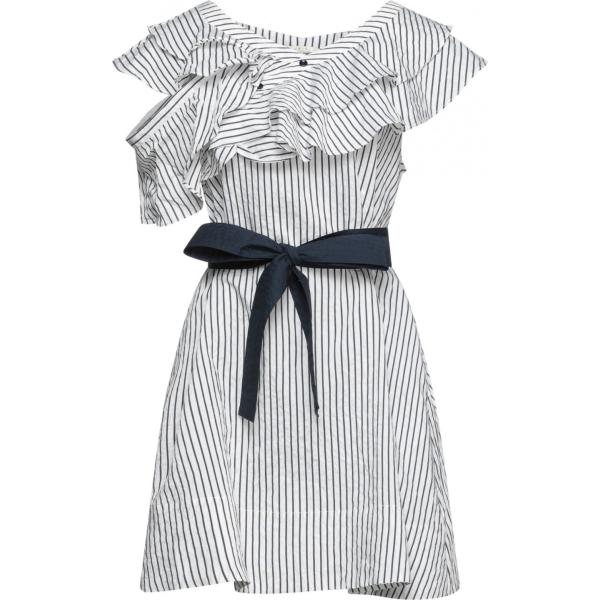 vestiti corti Cubic bianco