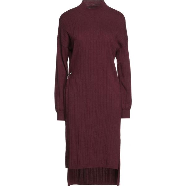vestiti midi/longuette Manila Grace marrone tinta unita