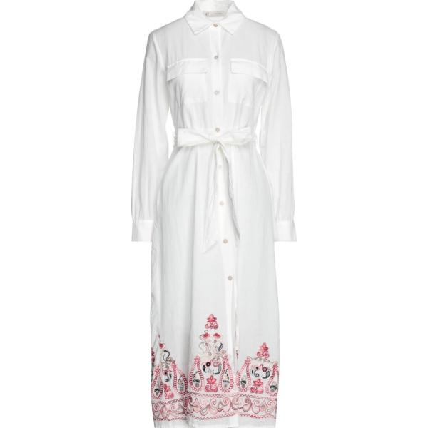 vestiti midi/longuette CAFèNOIR bianco