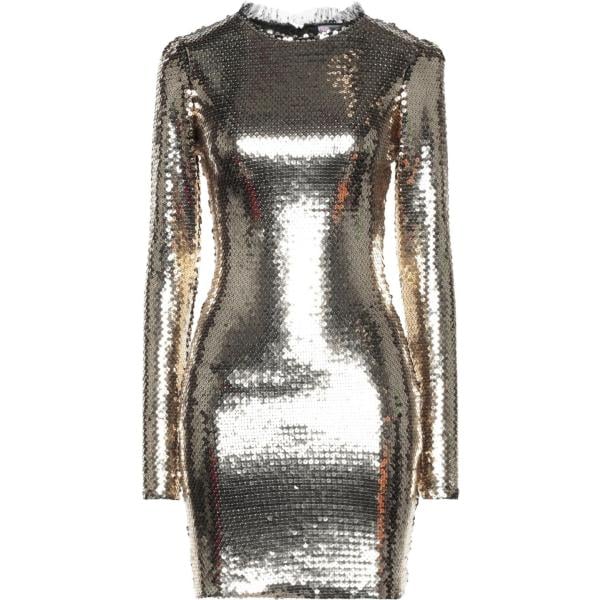 vestiti corti RED Valentino grigio tinta unita