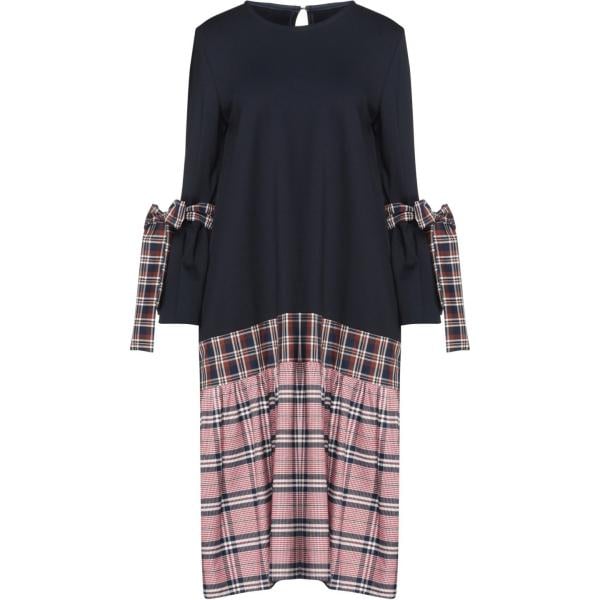 vestiti midi/longuette Rosé A Pois nero principe di galles
