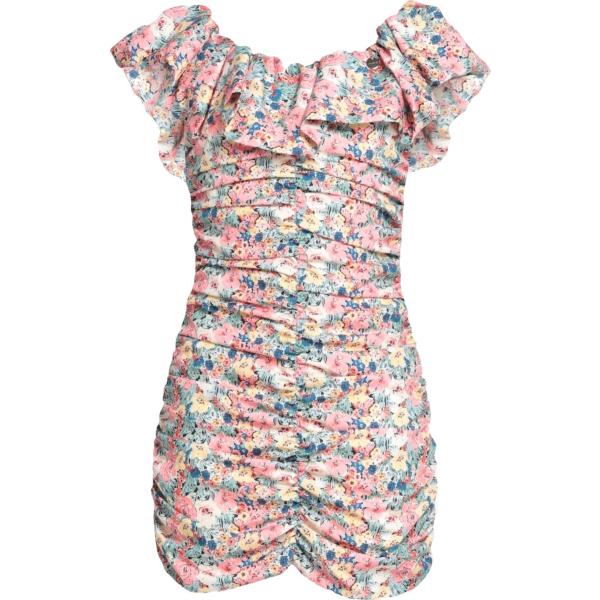 vestiti corti Mangano rosa a fiori