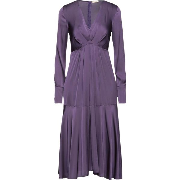 vestiti midi/longuette Bellwood viola tinta unita