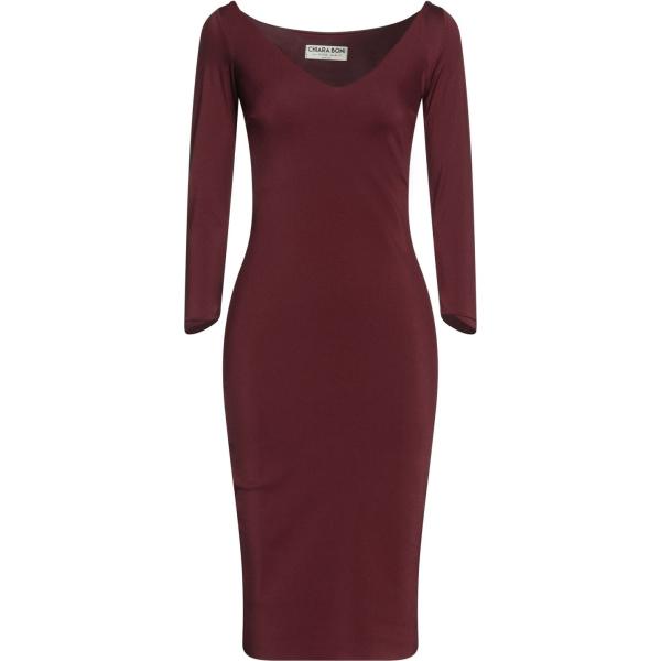 vestiti midi/longuette Chiara Boni La Petite Robe marrone tinta unita