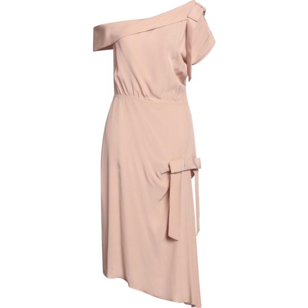 vestiti midi/longuette Anna Molinari rosa tinta unita