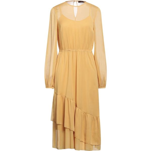 vestiti midi/longuette Ps Paul Smith giallo tinta unita