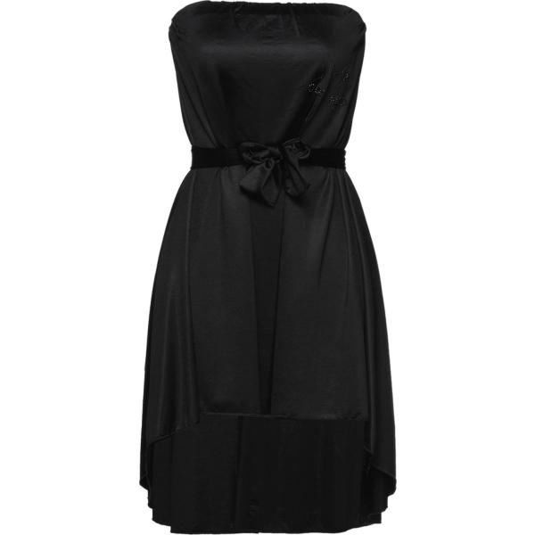 vestiti corti Odi Et Amo nero tinta unita