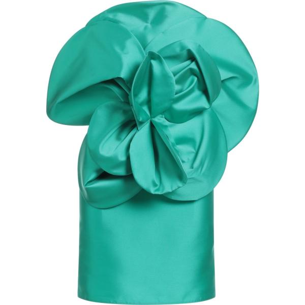 vestiti corti Simona Corsellini verde tinta unita