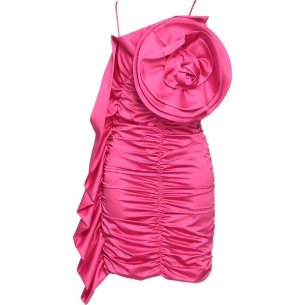 vestiti corti Simona Corsellini rosa tinta unita