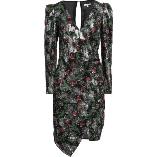 vestiti midi/longuette Patrizia Pepe nero a fiori