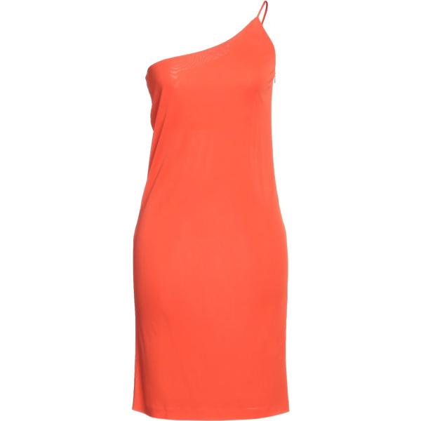 vestiti midi/longuette Dsquared2 arancione tinta unita