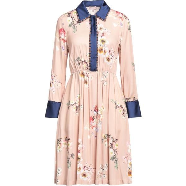 vestiti midi/longuette Rosamund Moiselle marrone a fiori