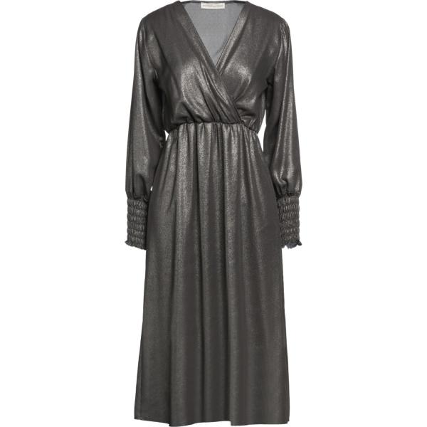 vestiti midi/longuette BOUTIQUE de la FEMME grigio tinta unita