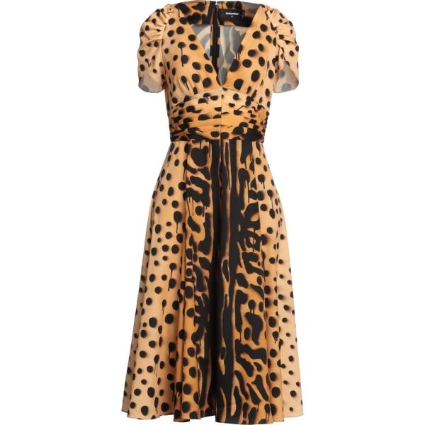 vestiti midi/longuette Dsquared2 multicolore a pois