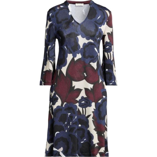 vestiti corti Siyu nero a fiori