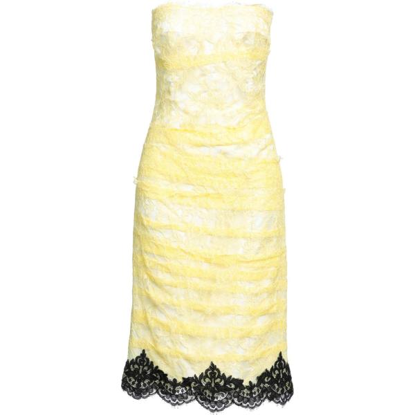 vestiti midi/longuette Anna Molinari giallo